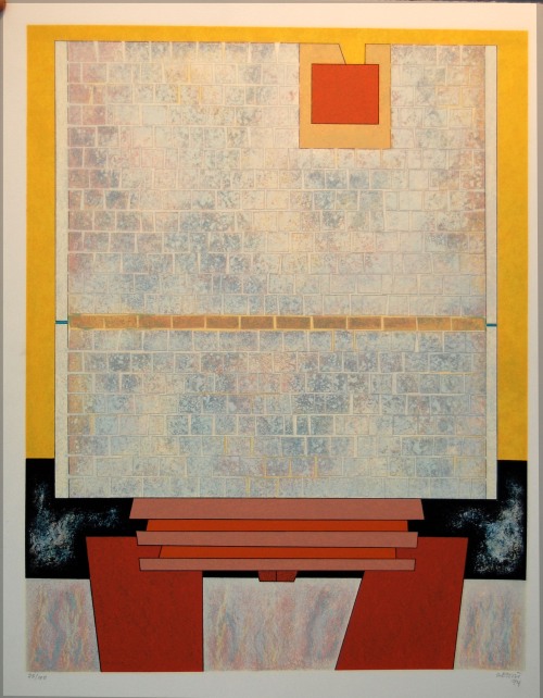 Tinaco, Serigrafia, 68 x 53 cm.